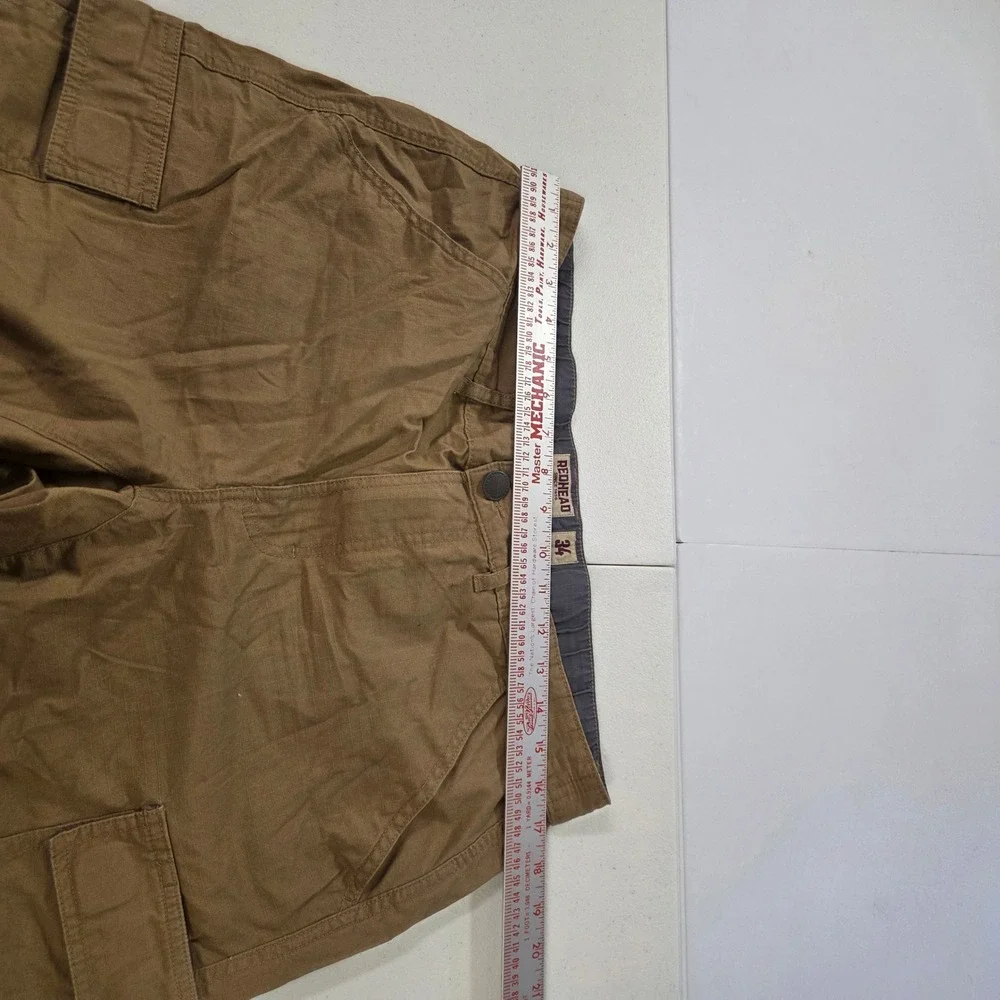 RedHead Mens Size 34 Brown Cargo Shorts Rugged Utility Outdoor Hiking Casual